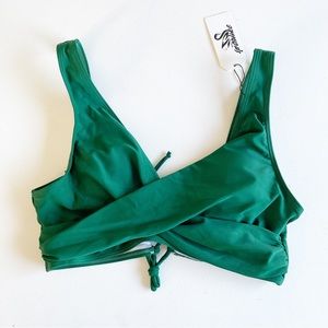Sporlike Green Swim Bra Size M